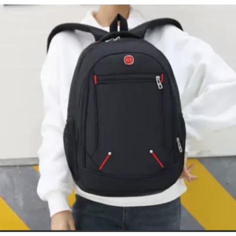 Laptop Backpack - School Bag- Black