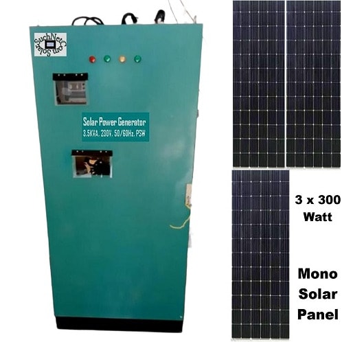Solar Power Generator - 3.5kva 230V 50Hz - Model SNCS3.5K