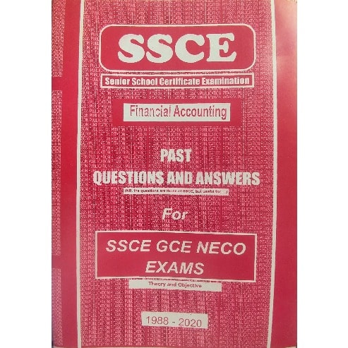 SSCE Financial Accounting Past Questions and Answers from 1988 - 2020 - WASSCE (WAEC)