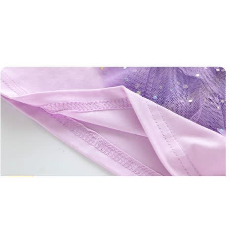 AWW -  Girl Top - Frozen Theme - Purple