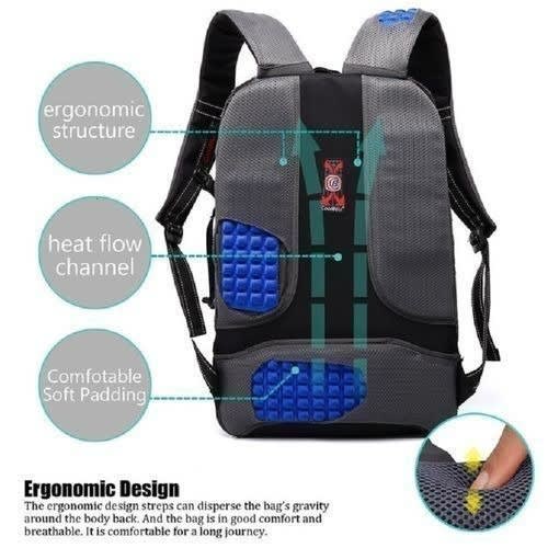 18.4" Laptop Backpack And Travel Rucksack - Water-resistant + Usb Charging Port