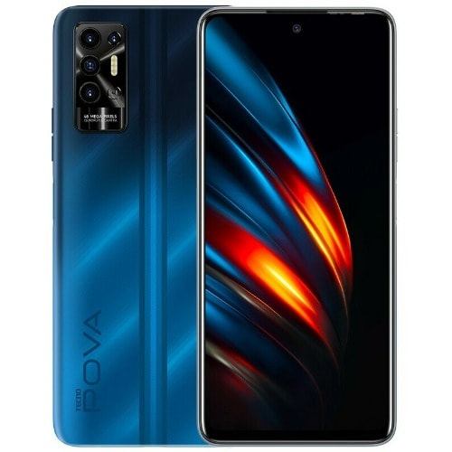POVA 2 - 6.9" - 128GB ROM - 6GB RAM - Dual Sim - 4G LTE - Fingerprint - 7000mAh - Blue