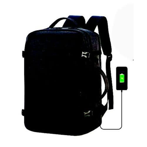 17" Waterproof Large Capacity Laptop Backpack - Black