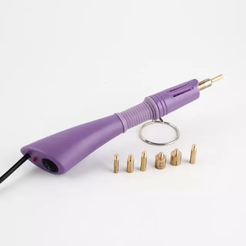 Rhinestone Applicator With 100pcs Rhinestones Purple color