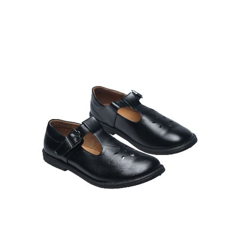 Girl's School Shoes - Black