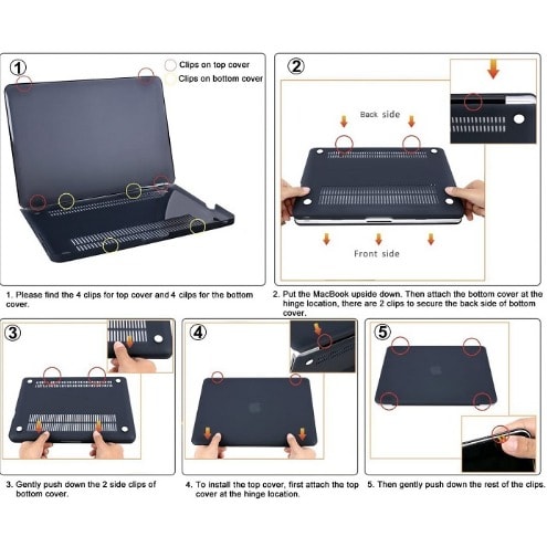 Case For Macbook Pro 16" - Black - 2019/2020