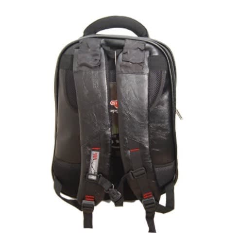 Roomie Water-resistant Leather Backpack - Black