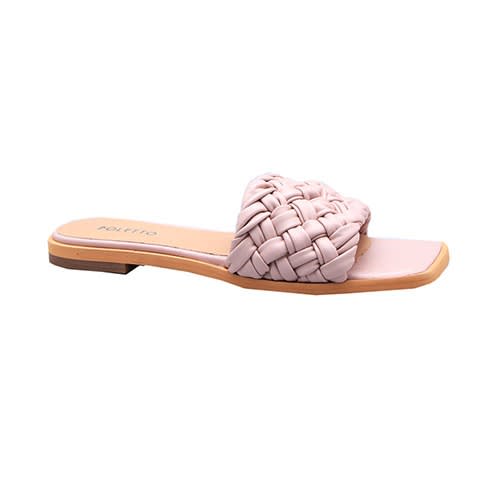 Hand Weave Slippers - Pink