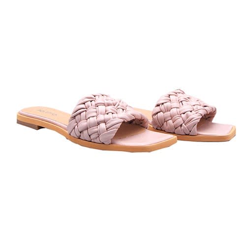 Hand Weave Slippers - Pink