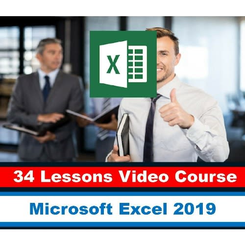 Excel 2019 Video Training Course - 34 Lessons Tutorials