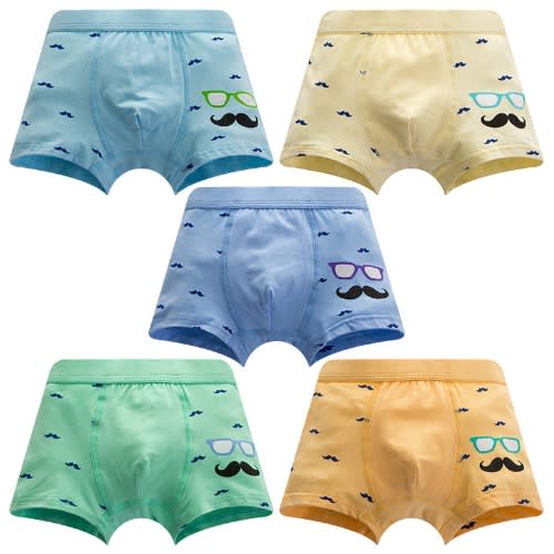 5 In 1 Moustache Boy Boxers