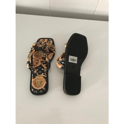 Fashion Ladies Flat Slippers - Black