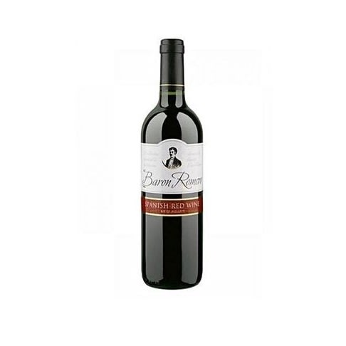 Vin Rouge Spanish Red Wine - 75cl X 12 Bottles