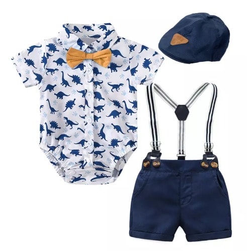Baby Boy Set - Cloth, Short With Trouser