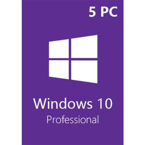 Windows 10 Professional 32/64 Bit - 5pcs