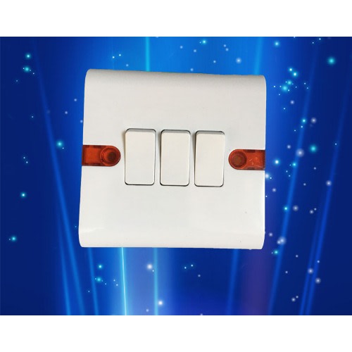 3 Gang Switch - 10 Pcs Per Pack