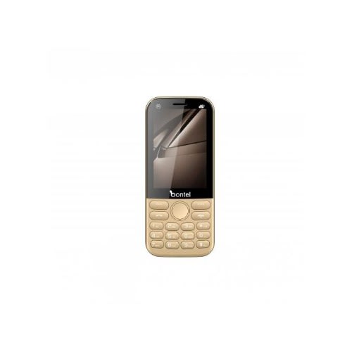 Q8-3.5inch Screen - Spot Torch Light - Analog TV - Trio Sim - Gold