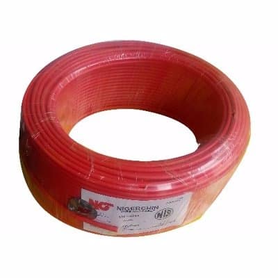 2.5mm Single Core Copper Wire - Red