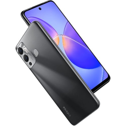 Hot 12 Play - 6.82" - 64GB ROM - 4GB RAM - Dual SIM - 4G LTE - Fingerprint - 6000mAh - Black
