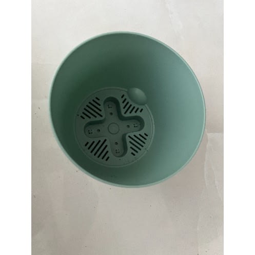 Pot With Removable Drainage Base - 20cm - Green