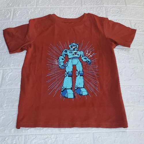 Kids Robot Print T-shirt