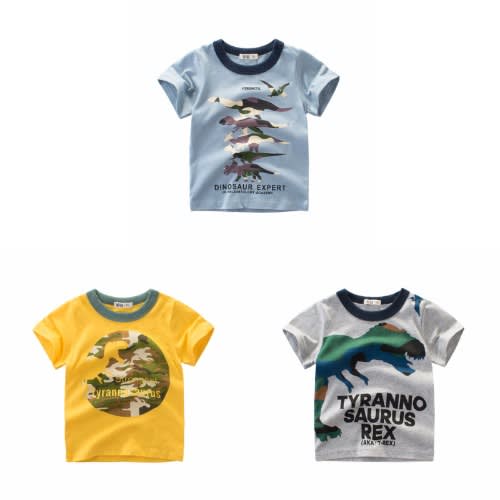 27 Kids - Children's Short- Sleeve T-shirts For Boys - 3-in-1