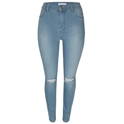 Womens Ripped V1663l Light Blue Jeans