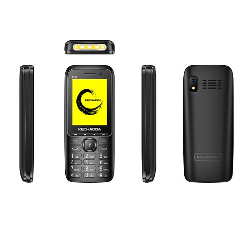 Kechaoda K105 Dual Sim, 2.4 Inches Feature Phone Black