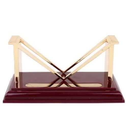 M-shaped Jielisi 864 Copper Plated Name Card Holder