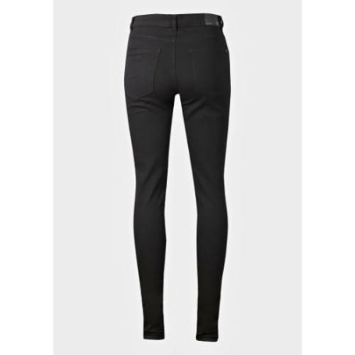 5-pocket Design High Waist Skinny Jeans - Black