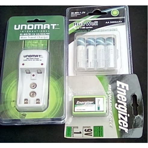 2 Slots Aa Aaa 9v Battery Charge - 9v - aa Rechargeable Batteries