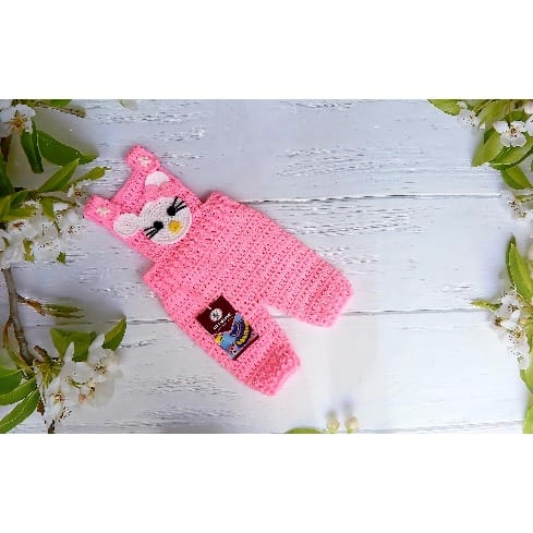 Jayden Baby Dungarees- Pink
