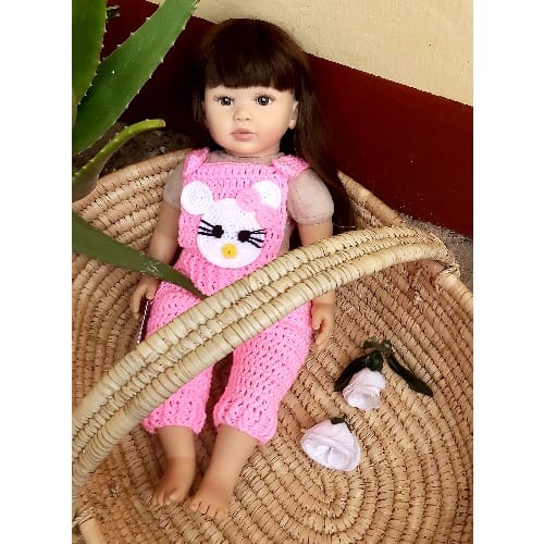 Jayden Baby Dungarees- Pink