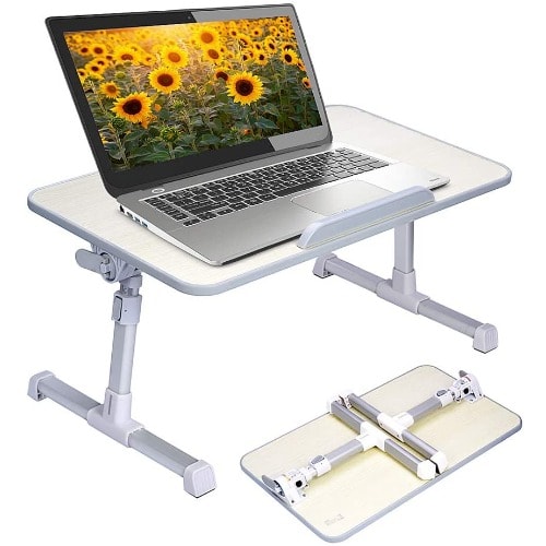 Multifunction Lap Desk With Cooling Fan –laptop Stand, Food Table, Reading/Writing