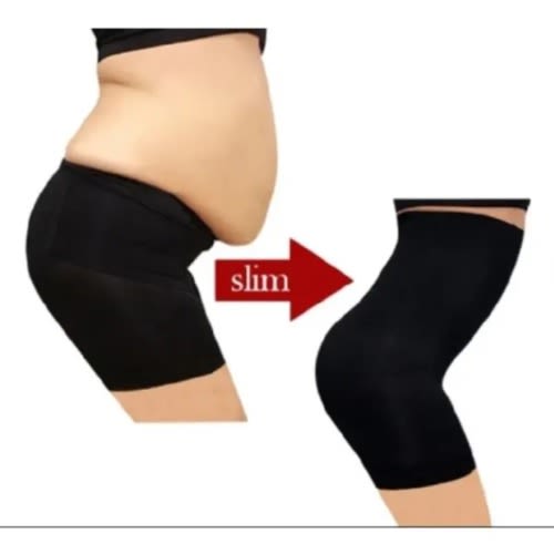 High Waist Tummy Girdle Tight - Black