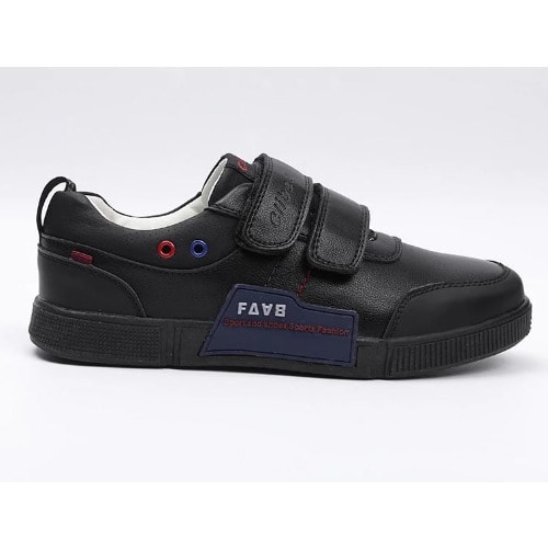 Kids Synthetic Sneaker With Dual Velcro Closure