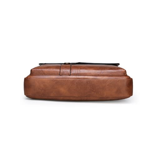 Executive Men's Leather Business Bag - Brown