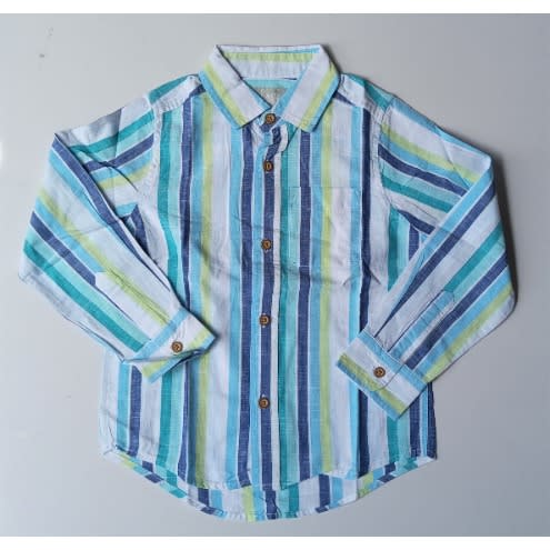 Boy's Multi Stripe Long Sleeve Shirt