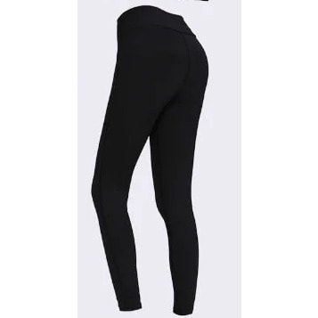 Sports Bra +- Three Quarter Leggings Set - Black