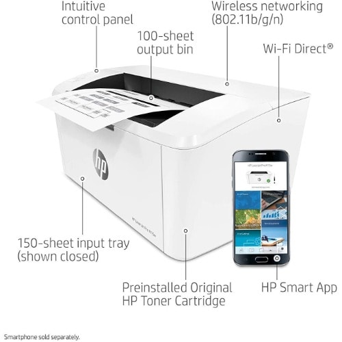 Laserjet Pro M15w Wireless Laser Printer