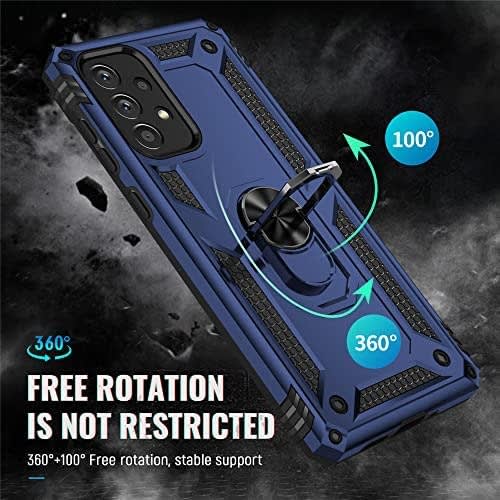 Rugged Protective Back Cover For Samsung A73 - Blue