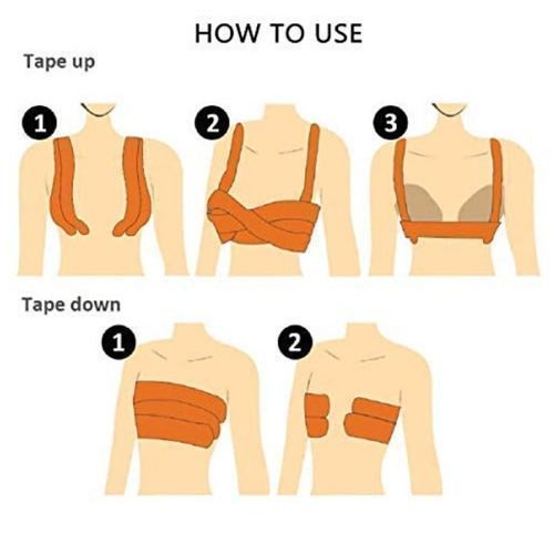 Instant Breast Lift, Push Up Bra - Adhesive Booby Tape
