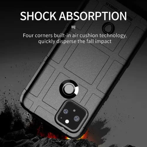 Rugged Shield Shockproof Protective Case For Google Pixel 5
