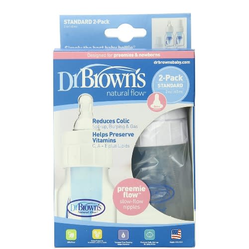 Dr brown's Bottle Preemie - 60ml - 2  Pack