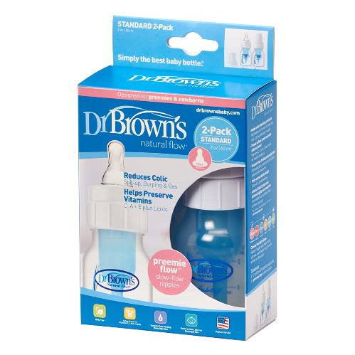 Dr brown's Bottle Preemie - 60ml - 2  Pack