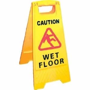 Caution- Slippery When Wet Sign
