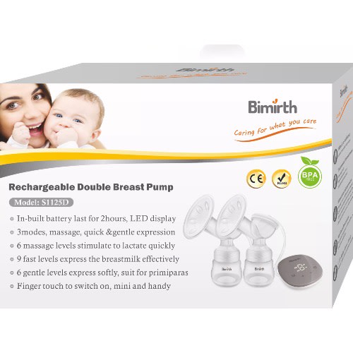 Rechargable Electric Double Breast Pump Set -value Pack