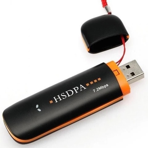 Universal Internet Modem With Memory Card Slot