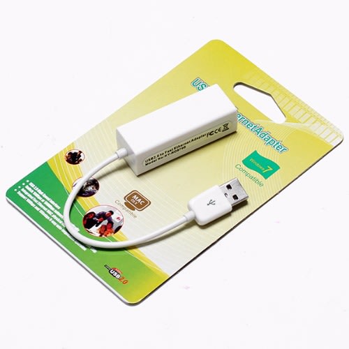High Speed USB 2.0 to Ethernet RJ45 Female Network LAN Adapter