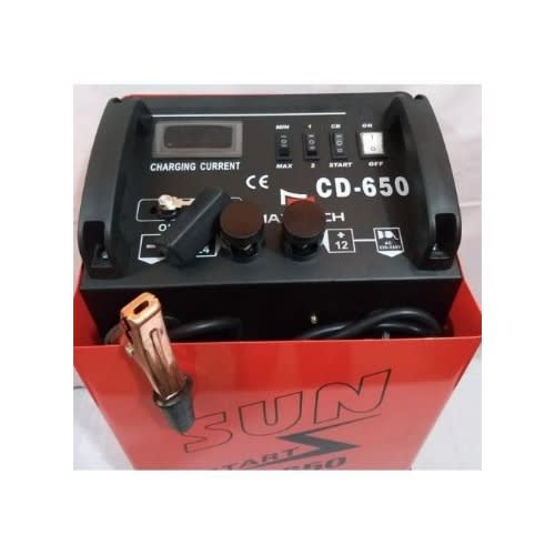 Heavy Duty Car Battery Charger 12v/24v Portable Booster 650a